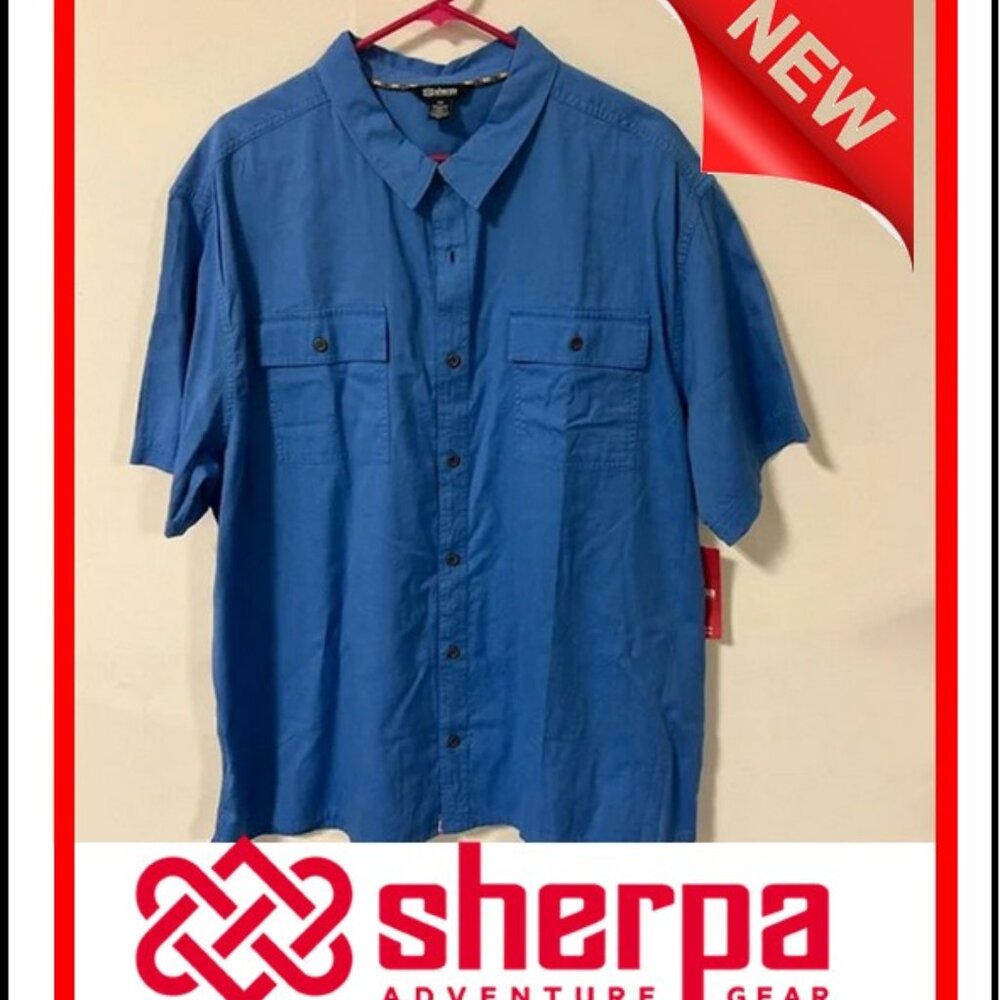 Sherpa Adventure Gear Tharu Journey Shirt - Organic Cotton, Short Sleeve (NWT)